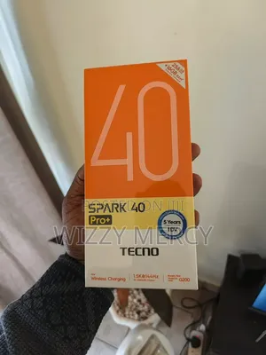 New Tecno Spark 40 Pro+ 256 GB Black
