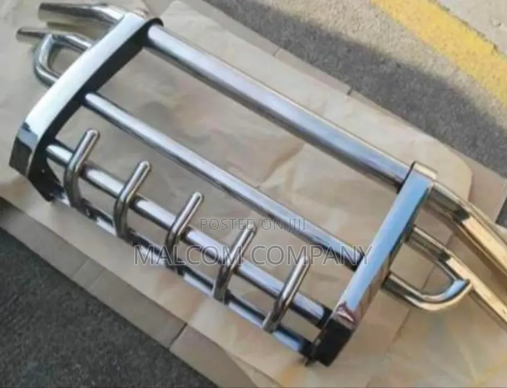 Toyota Land Cruiser Front Guard Bull Bar – Chrome Bumper Guard Uganda