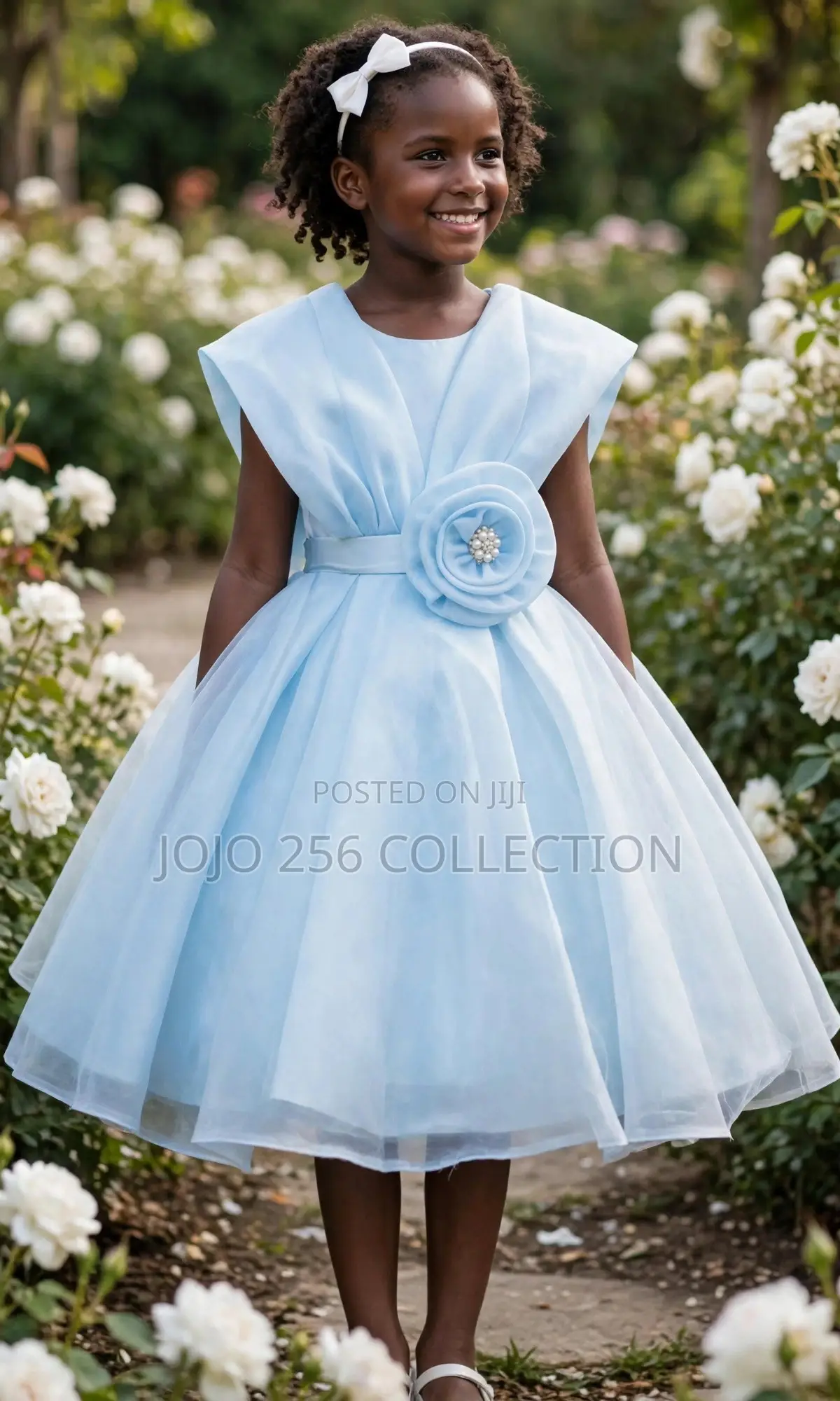 Sky Blue Graduation Dress
