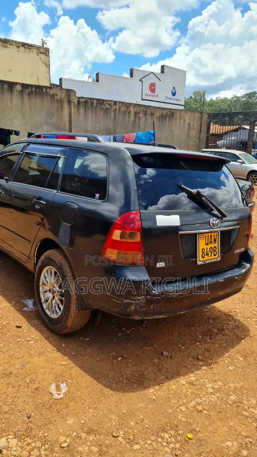 Toyota Corolla Fielder 2005 Black