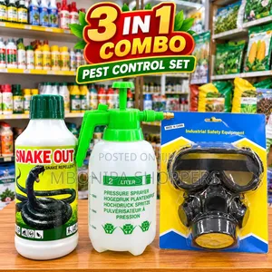 Snake Repellent 3-in-1 Combo Spray Pump & Protective Mask