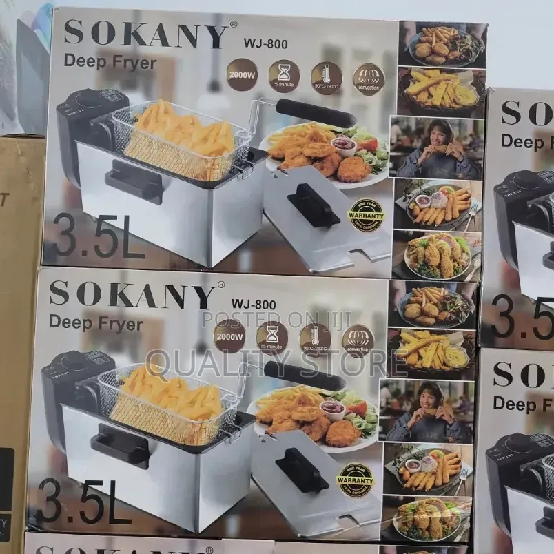 Sokany Electric Deep Fryer Single 3.5 L