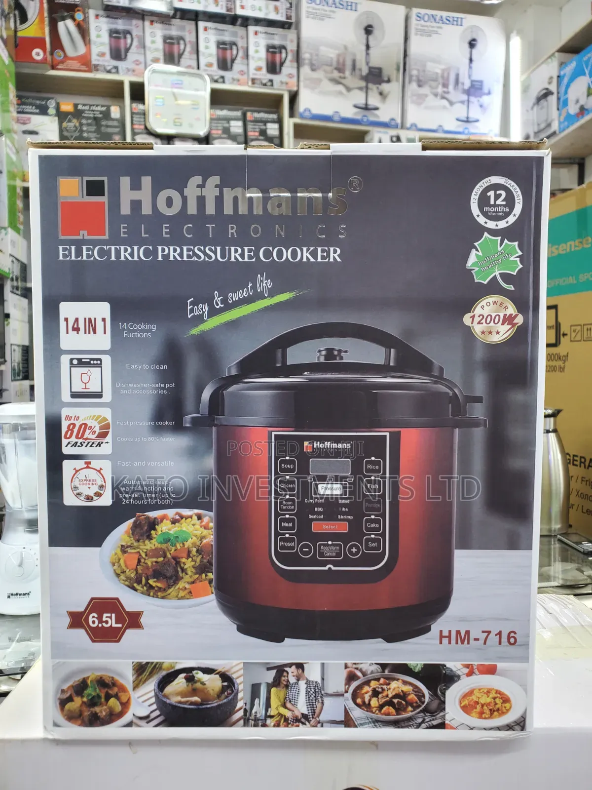 Hoffmans Pressure Cooker Fast Cooking