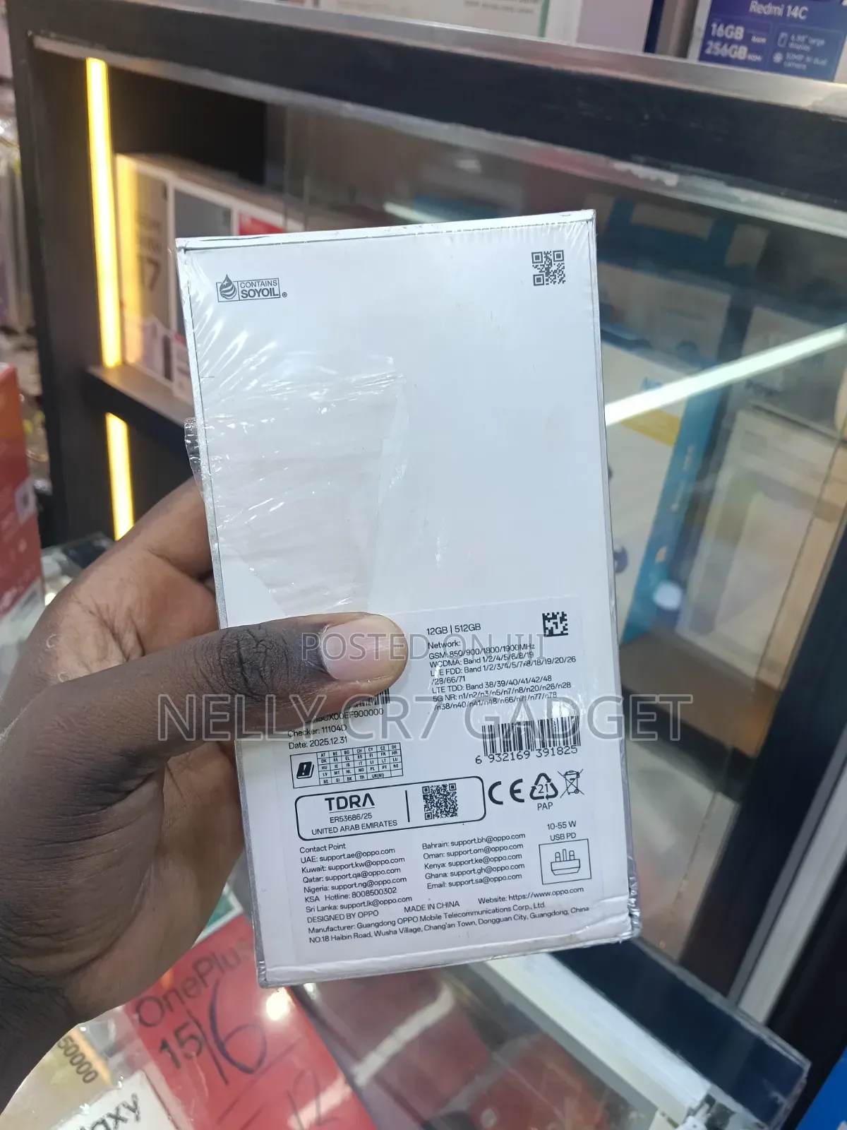 New Oppo Reno15 F 5G 512 GB White