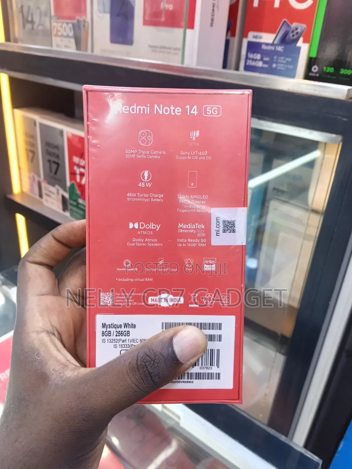 New Xiaomi Redmi Note 14 5G 256 GB White