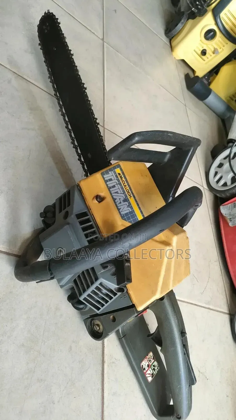 UK Used Chainsaw McCulloch Titan Gas-Powered Chainsaw.