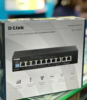 10 Port Poe Dlink Switch