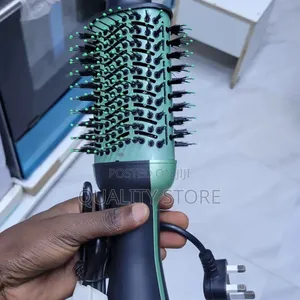 Electric Adjustable Avocado 3d Hair Brush 2 in 1