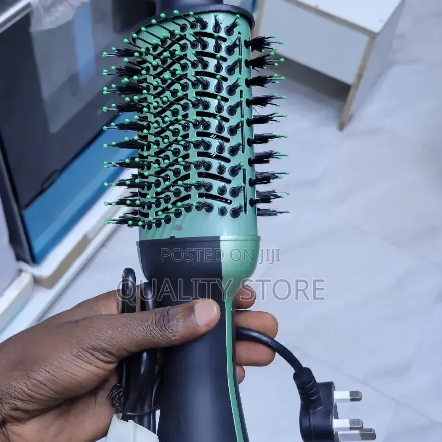 Electric Adjustable Avocado 3d Hair Brush 2 in 1