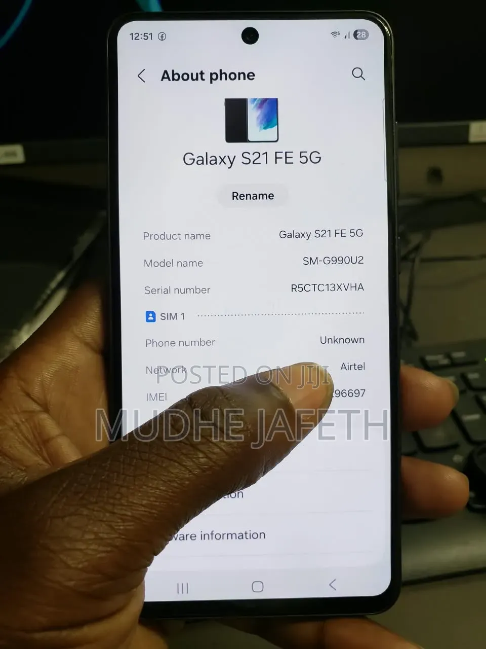 Samsung Galaxy S21 FE 5G 128 GB Black