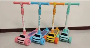 2-in-1 Children's 3-Wheel Kick Scooters
