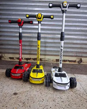 S Children's Plastic 3-in-1 Car Scooters