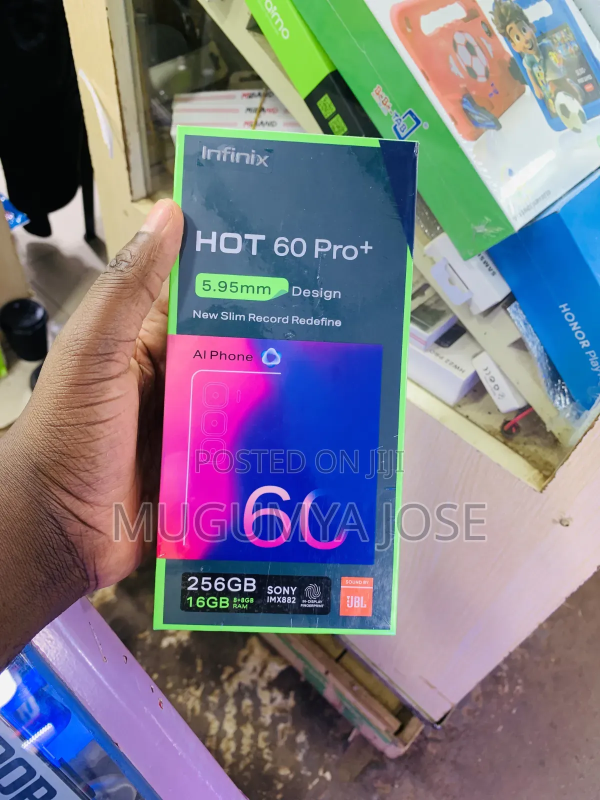 New Infinix Hot 60 Pro+ 256 GB Black
