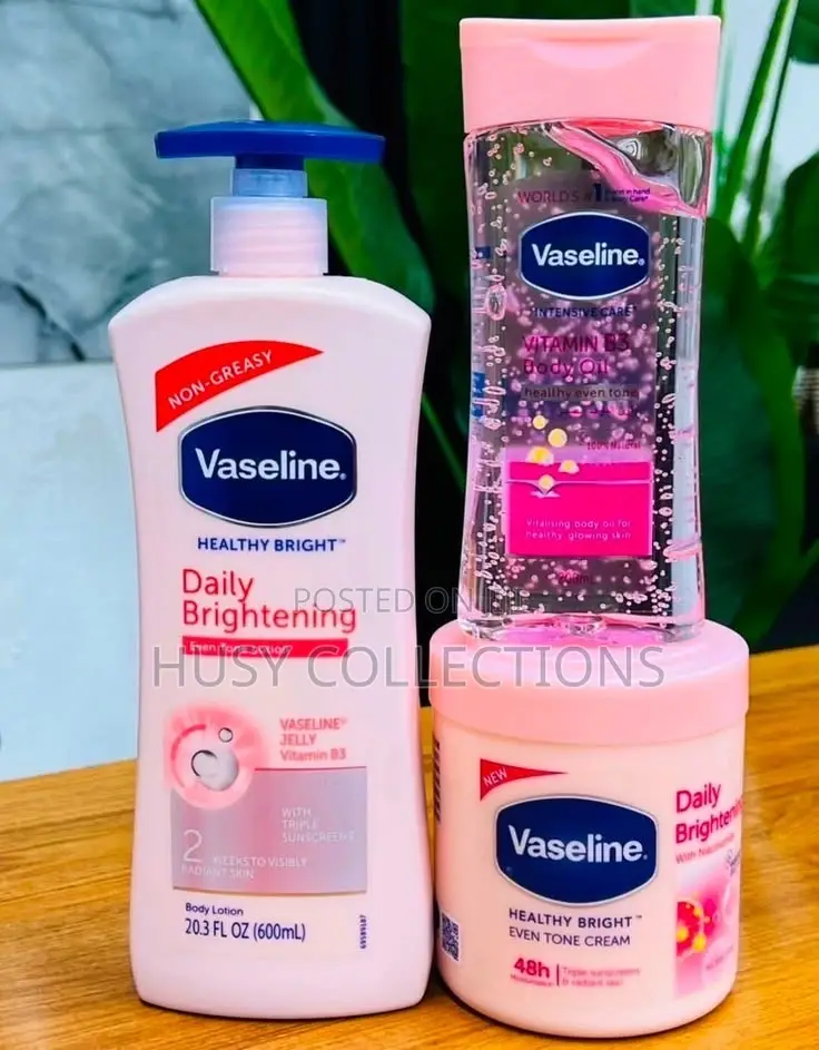 Vaseline Body Oil and Lotion