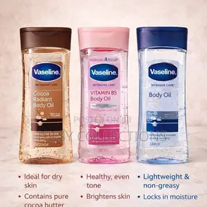 Vaseline Body Oil and Lotion