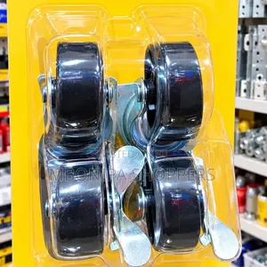 50mm 2-Inch Swivel Caster Wheels – 4-Piece Light Duty Set