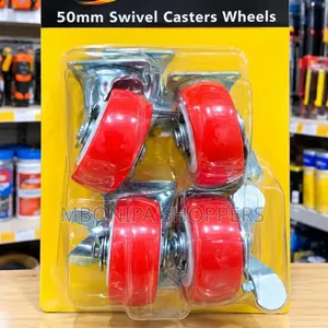 50mm Swivel Caster Wheels – 2" Light Duty Series (4-Pack)