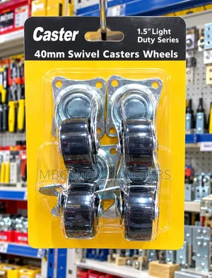 40mm Swivel Caster Wheels – 4-Piece Light Duty Set