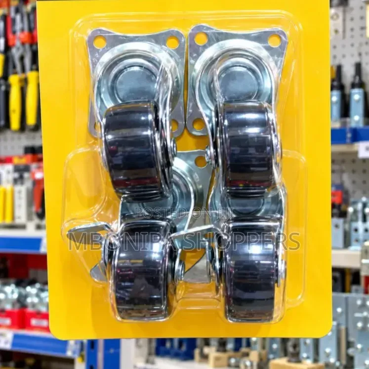 40mm Swivel Caster Wheels – 4-Piece Light Duty Set
