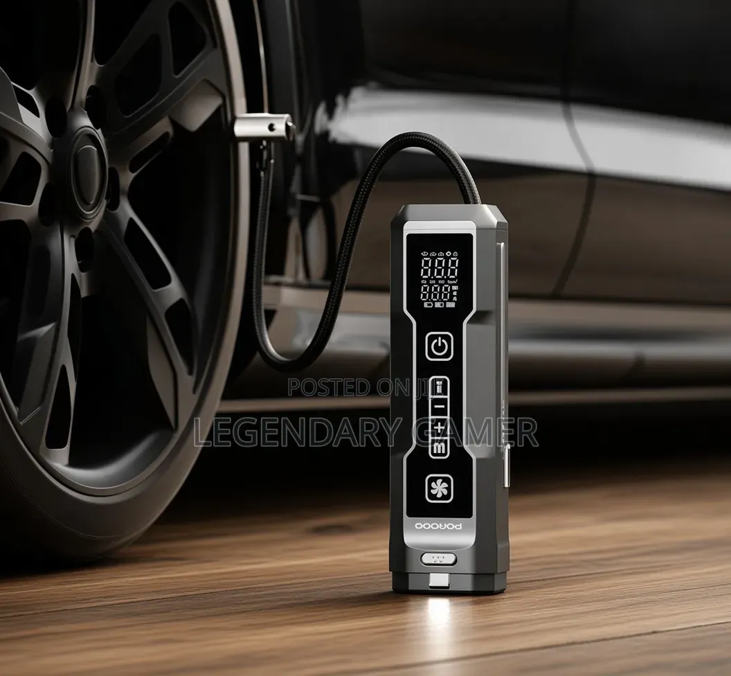 Vacuum Cleaner, Tire Pump Jump Starter and Power Bank All in One