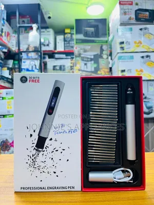 Professional Electric Engraving Pen – 30-Bit Rotary Engraving Tool Kit