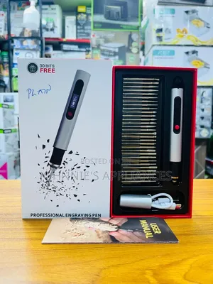 Professional Electric Engraving Pen – 30-Bit Rotary Engraving Tool Kit