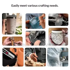 Professional Electric Engraving Pen – 30-Bit Rotary Engraving Tool Kit