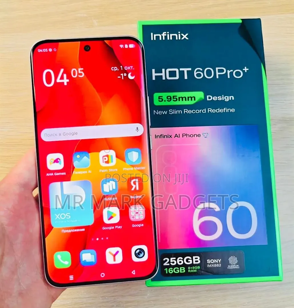 New Infinix Hot 60 Pro+ 256 GB Gray