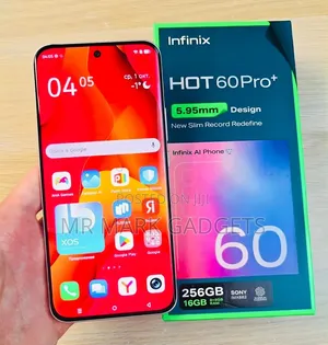 New Infinix Hot 60 Pro+ 256 GB Gray