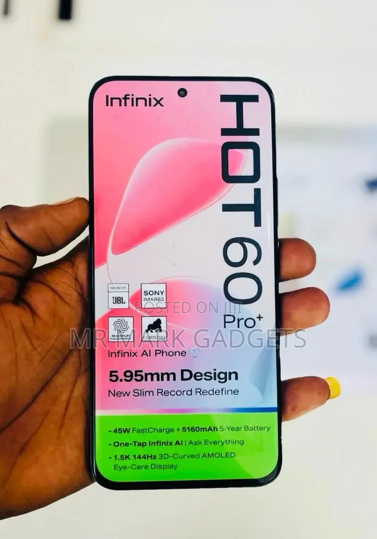 New Infinix Hot 60 Pro+ 256 GB Gray