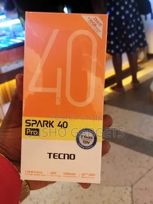 New Tecno Spark 40 Pro 128 GB Blue