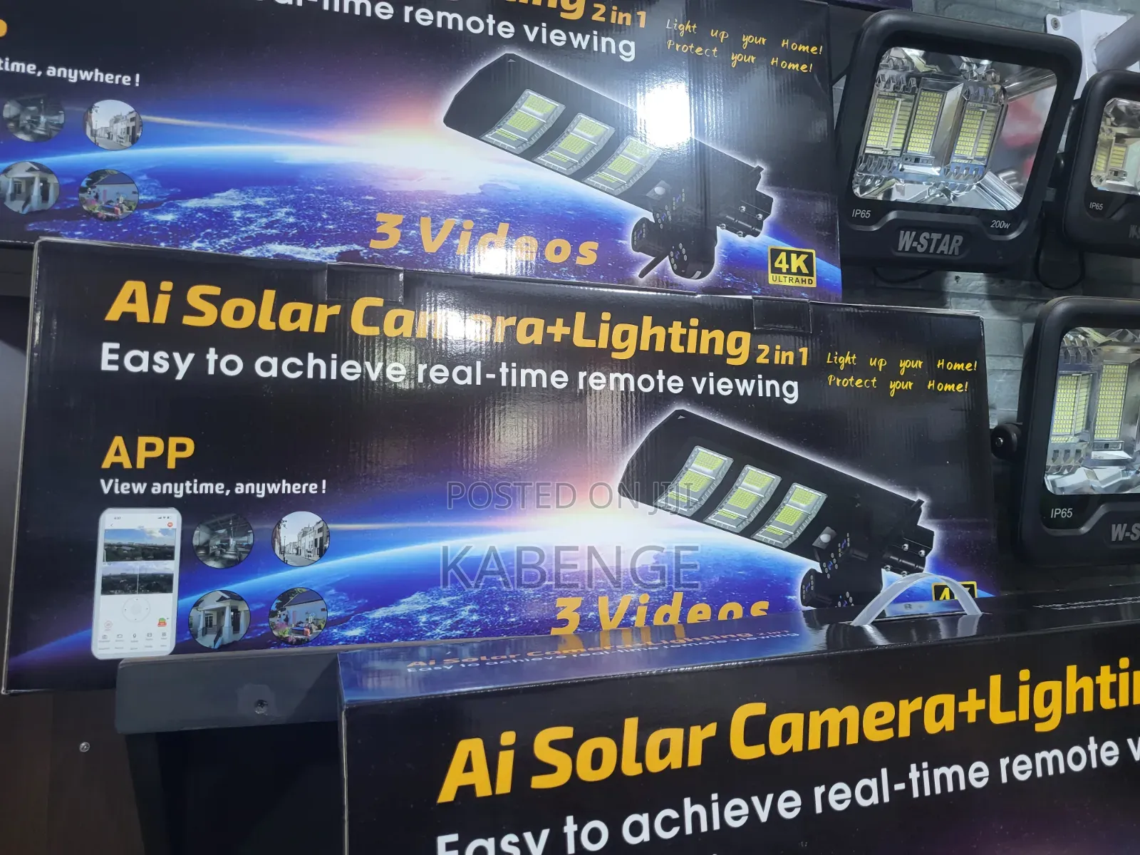 AI Solar Camera + Lighting 2-in-1 4K Ultra HD Outdoor Security
