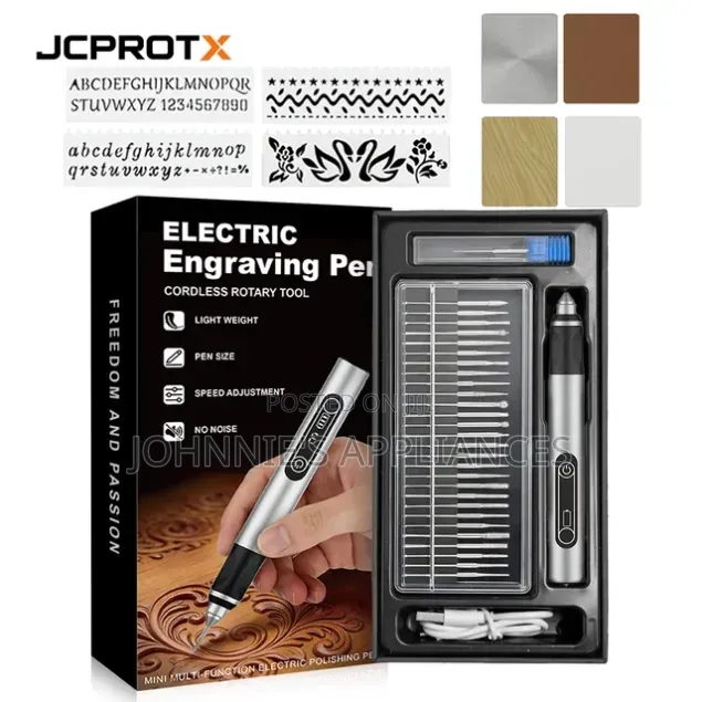 Cordless Electric Engraving Pen – Mini Rotary Tool With Multi-Bit Set