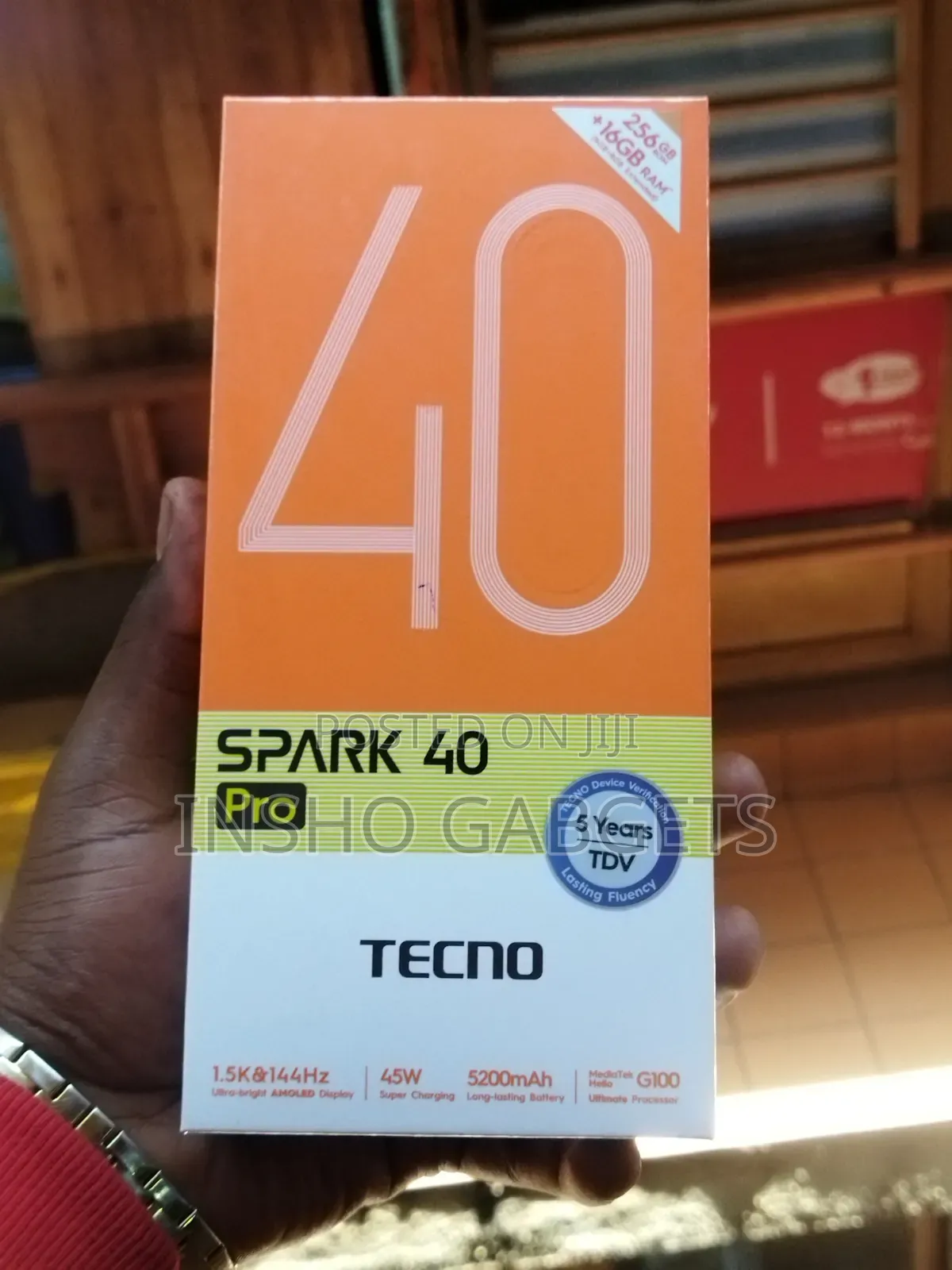 New Tecno Spark 40 Pro 128 GB White