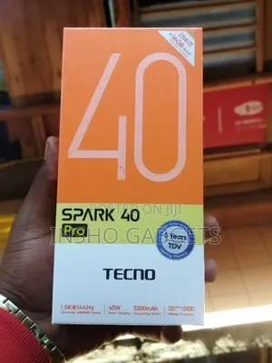 New Tecno Spark 40 Pro 128 GB White