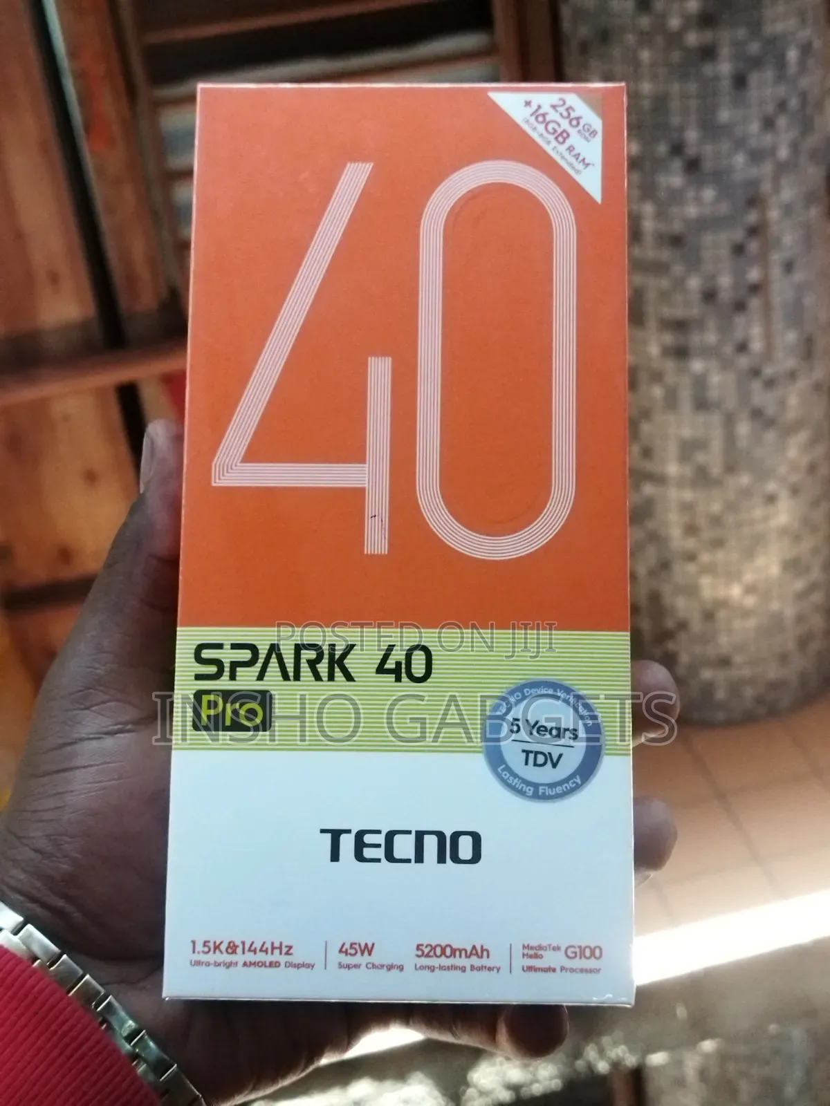 New Tecno Spark 40 Pro 128 GB White