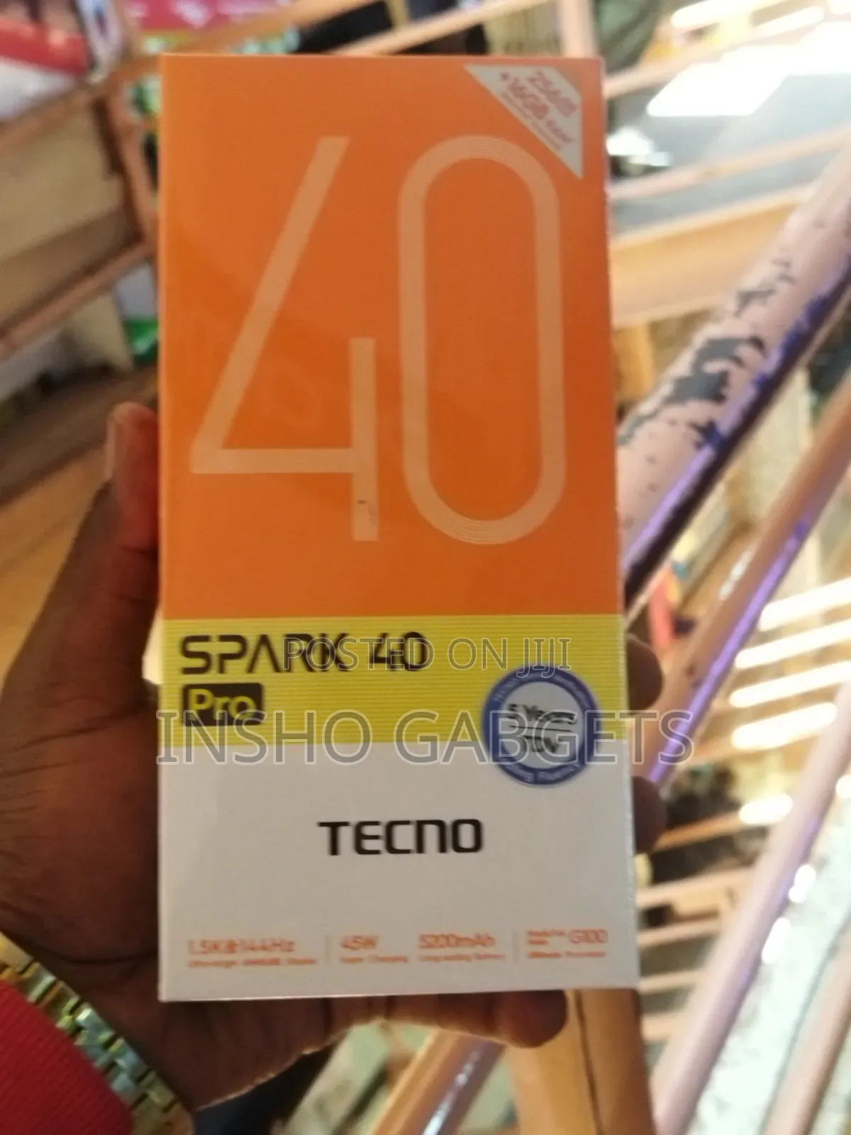 New Tecno Spark 40 Pro 128 GB Silver