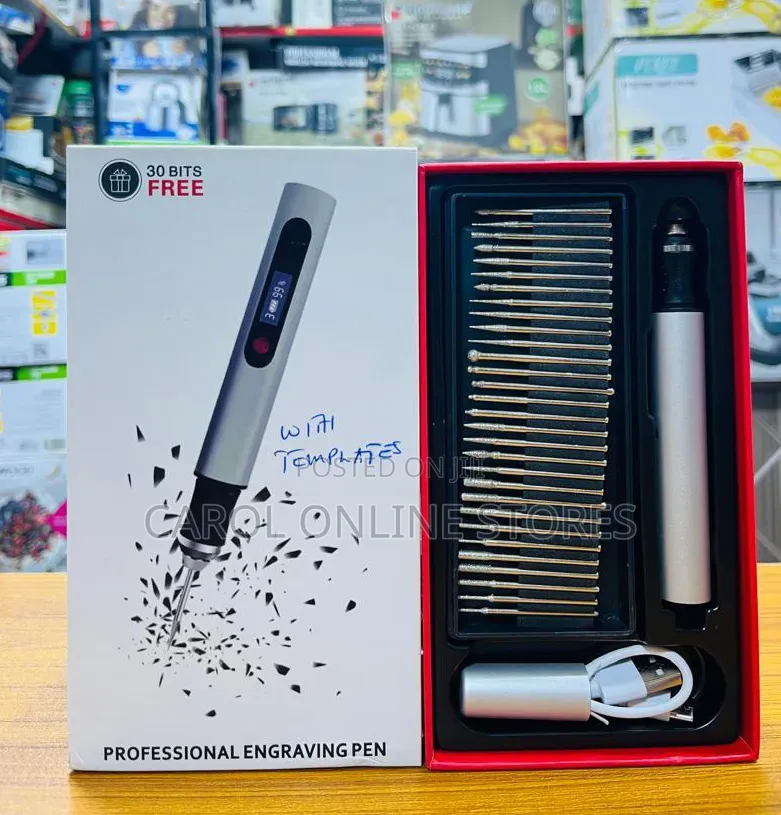 30 in 1 Digital Rechargable Engraving Pen Kit ( for Woods,grass,metal)
