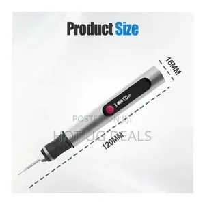 30-in-1 Portable Rechargeable Engraving Pen With 30 Bits