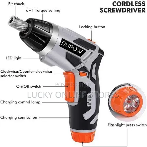 Cordless Mini Drill & Electric Screwdriver