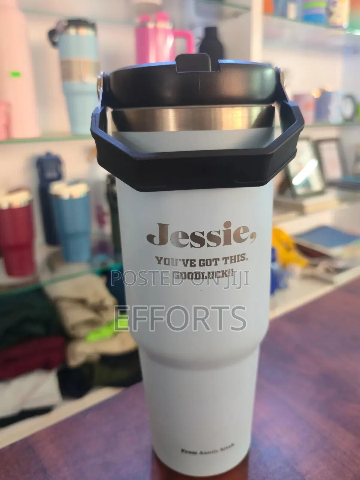 Branded Mugs, Bottles, and Stanley Cups