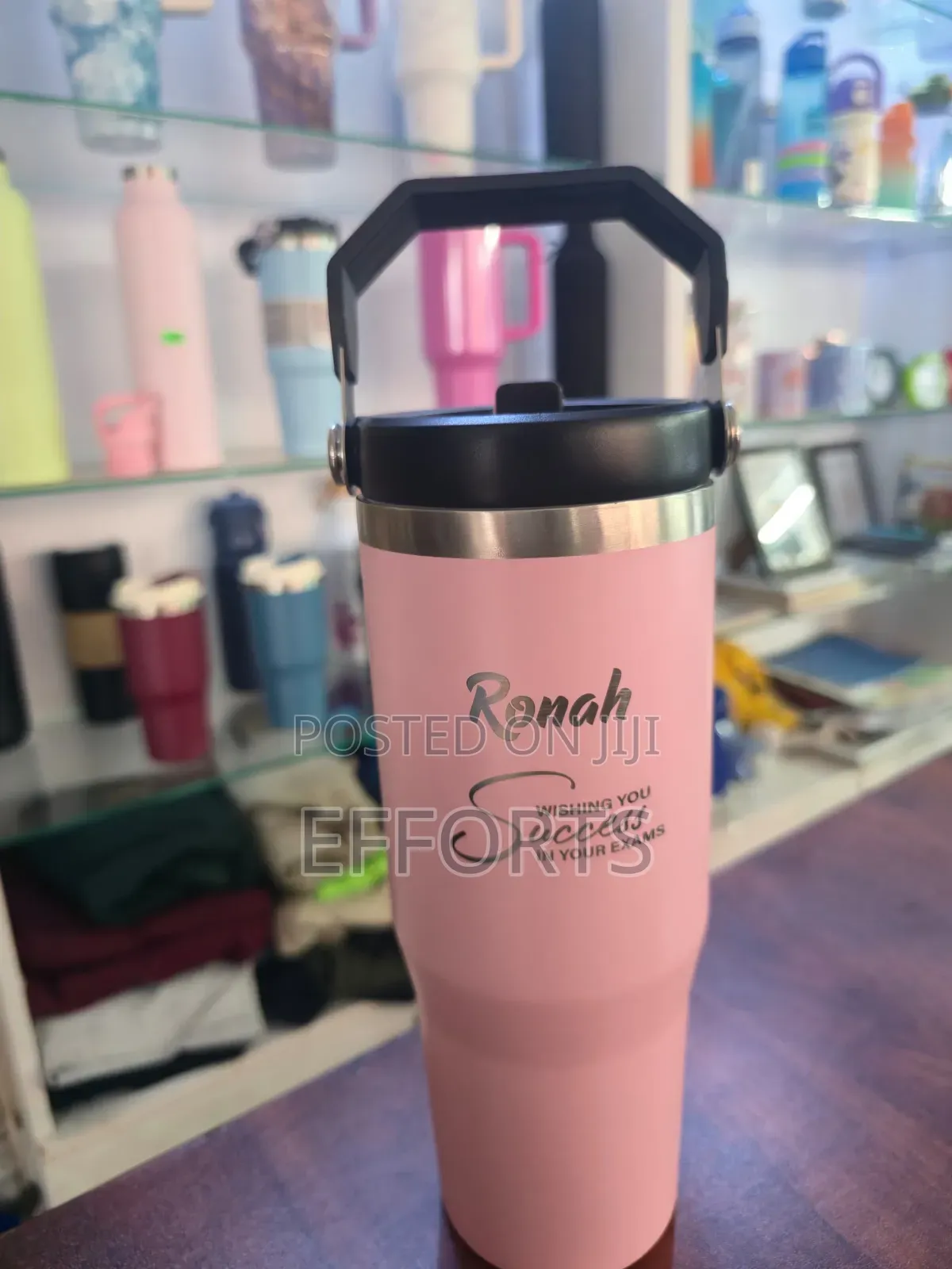 Branded Mugs, Bottles, and Stanley Cups
