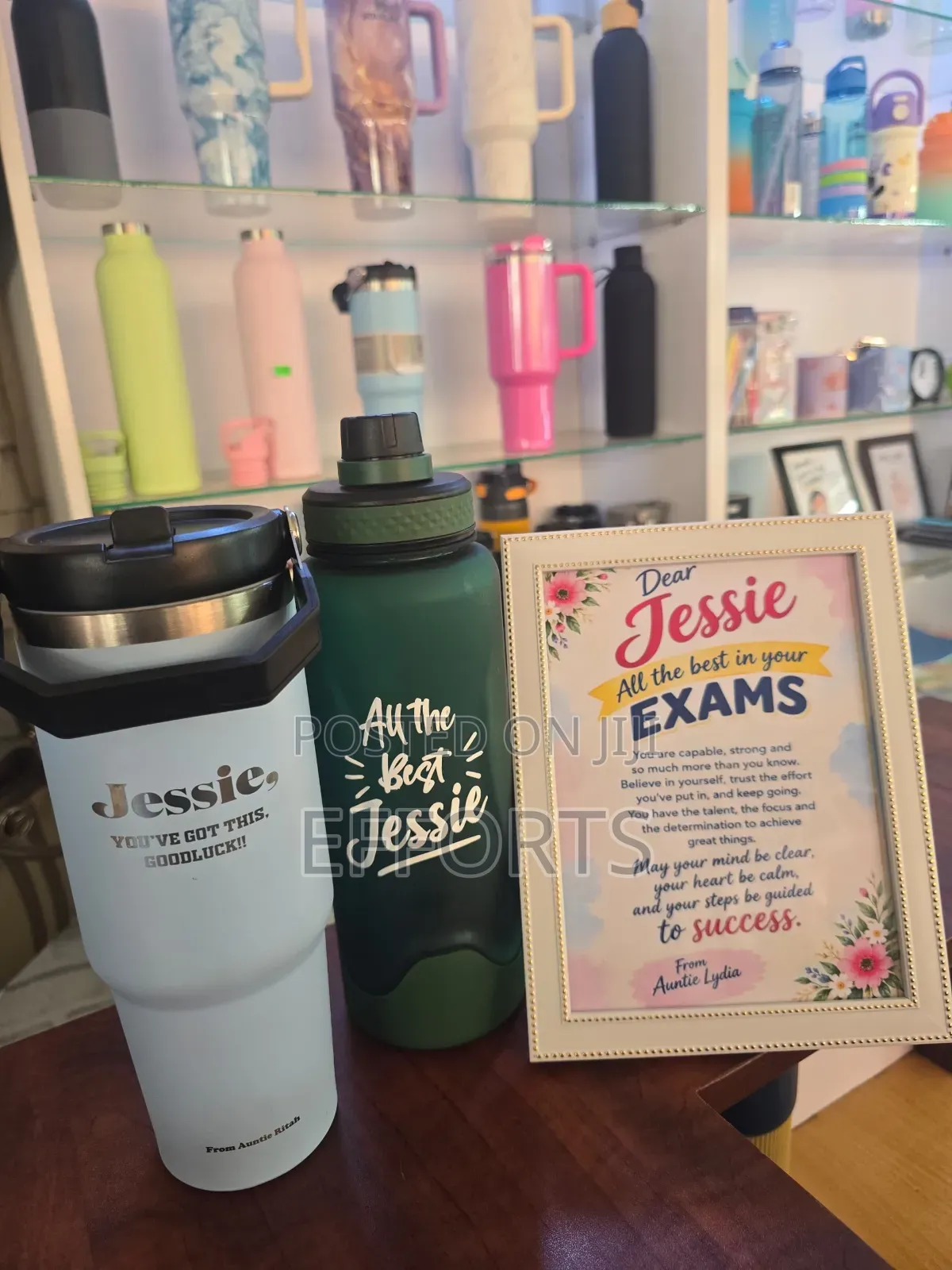 Branded Mugs, Bottles, and Stanley Cups