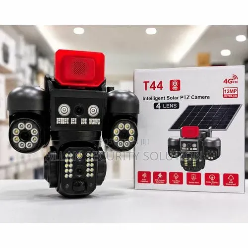 4 Lens 4g Solar Camera With 4lens