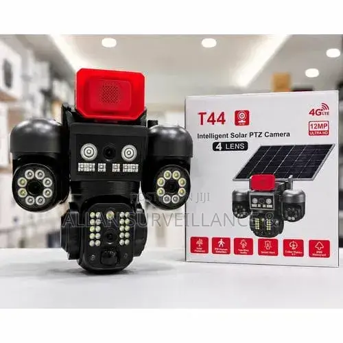 4 Lens 4g Solar Camera With 4lens