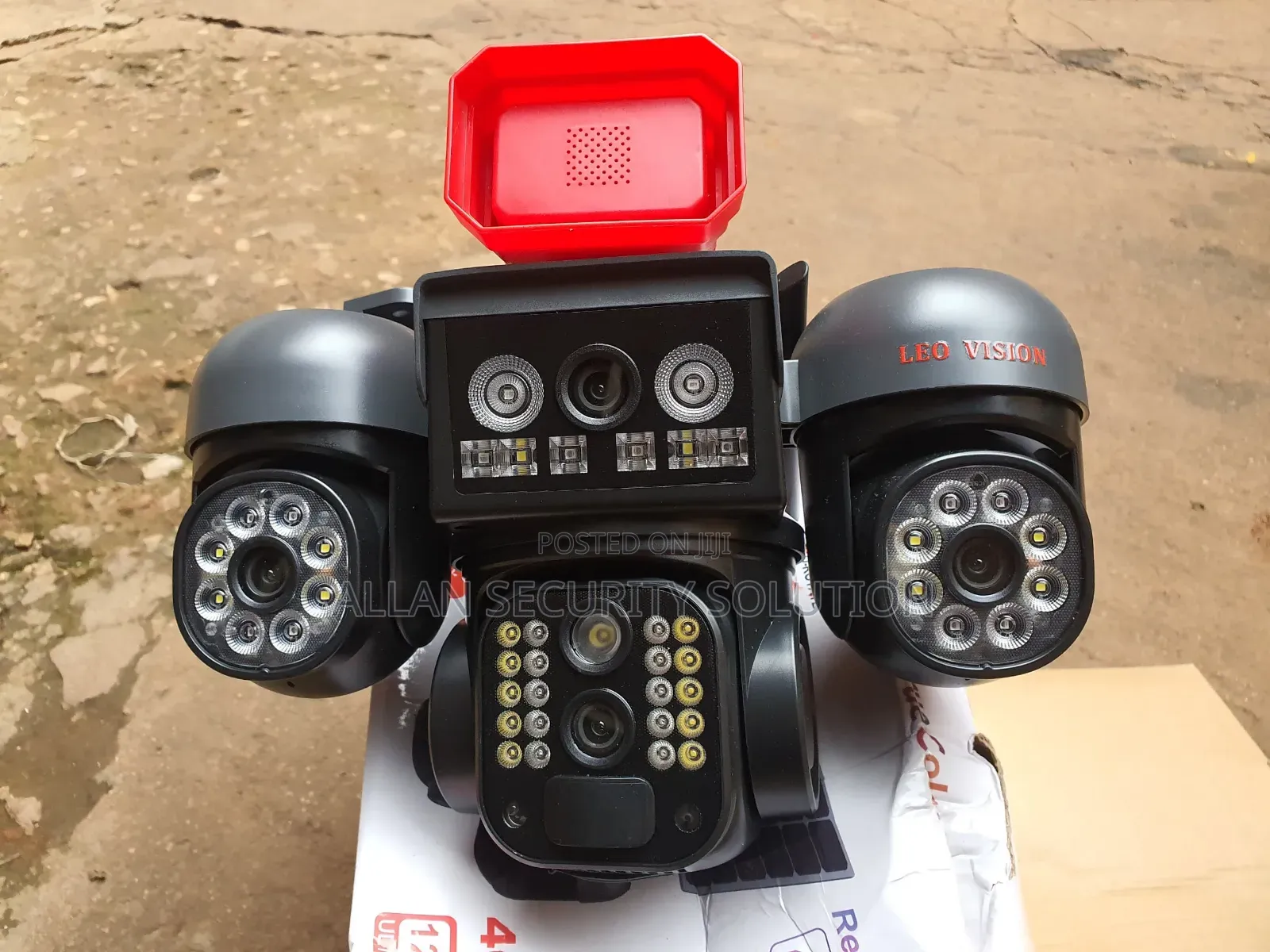 4 Lens 4g Solar Camera With 4lens