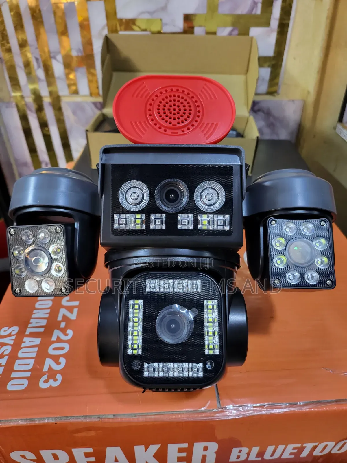4 Lens Solar Smart Camera -AOV With Night Vision, Motion Sensor