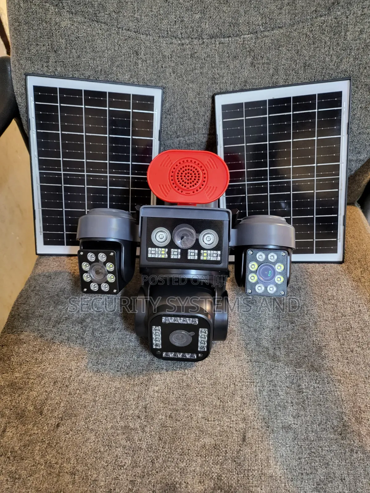 4 Lens Solar Smart Camera -AOV With Night Vision, Motion Sensor