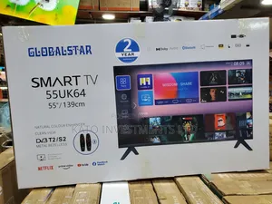 Globalstar 55 Inches TV With 2 Remotes and 2 Years Warranty