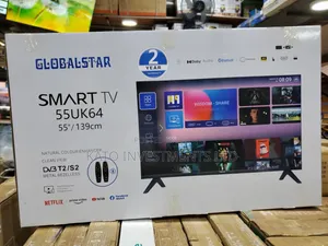 Globalstar 55 Inches TV With 2 Remotes and 2 Years Warranty